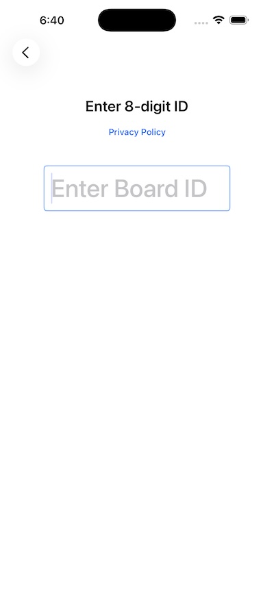 Board8 App Interface Preview